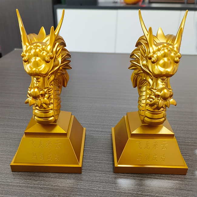 飛龍乘云，馬到成功鋁件